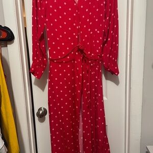 GAP Wrap Polka Dot Dress
